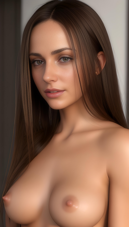 Natural Tips: Brunette, Nude, Naked, Topless, Breasts