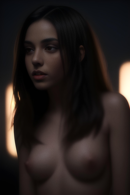 Exhaustion: Brunette, Topless, Breasts, Teen, 18, Dark